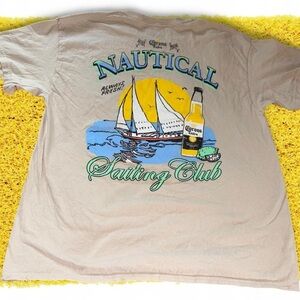Nautical Corona Sailing Club Graphic T-Shirt